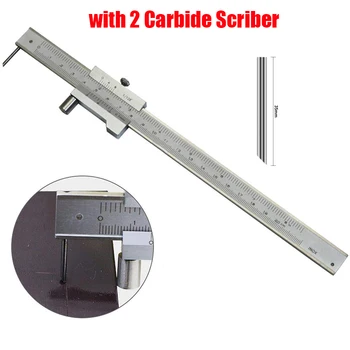 0-200mm 8inch Parallell Cross skyvelære Med 2 Carbide Scriber/P-Merking Måle Hersker Merking måleinstrumenter