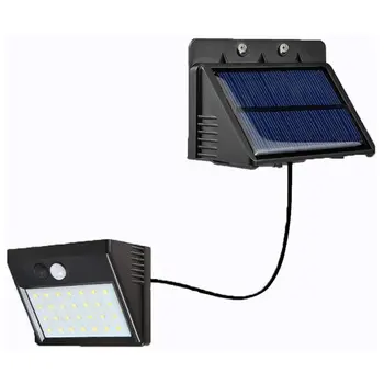 1 stk Solar Lamp Utendørs 30 LED-Lys Wall Street Hage IP65 PIR Motion Sensor Vanntett Solar Lamper Verftet Hage Dekor