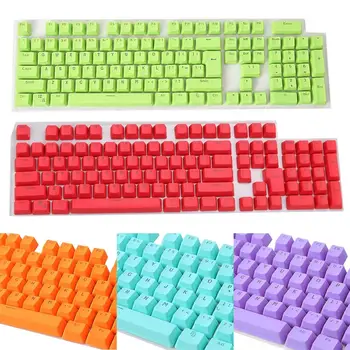 106 Taster PBT Solid Farge Tastaturet Bytte Tastene Erstatning for Universell Gaming Mekaniske Tastatur-Tasten Caps Kit Tilbehør