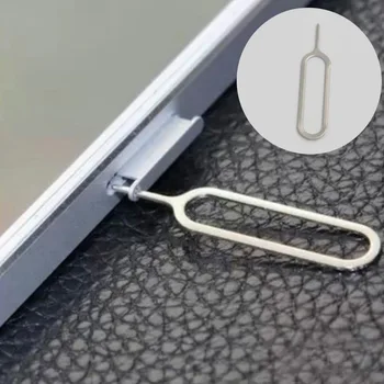10pcs Sim-Kortet kaste ut Pin-Key-Verktøyet Nål SIM-Kortet brettholderen kaste ut Pin for iPhone7 6 5 For Xiaomi3 For Samsung #25