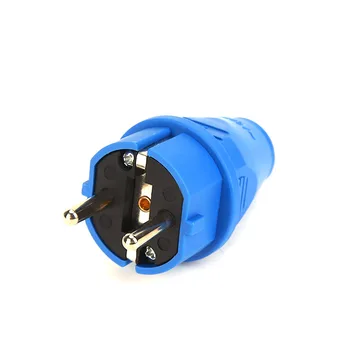 16A 220V-240V 2P+E IP44 Europeisk Regulering Vanntett Air Conditioner Industrielle Plug-uttak For Kabel-strømkontakt