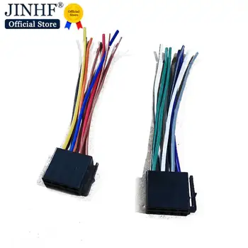 2 stk Universal Adaptere Wire Sele-Adapter Universal Kvinnelige ISO Ledningsnett Bil Radio Adapter Kontakt Wire-Plugg Kit