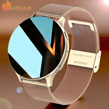 2023 Bluetooth Kaller Smart Watch Kvinner Menn AI stemme assistent Mulit-sport Fitness hjertefrekvens Menn Lady Smartwatch For Android iOS