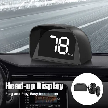 2023 Nye Gps Y05 Head-Up Display For Alle Bilens Digitale Speedometer Hud Plug And Play-Stor Skrift, Auto Elektronikk Tilbehør Hastighet