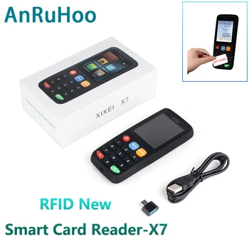 2023 Nye Nfc Smart Card Reader-X7 RFID Copier Duplicator ID/IC-Tasten Skrive Ntag215 213 Tag Kopi 125khz 13.56 mhz Token Klone