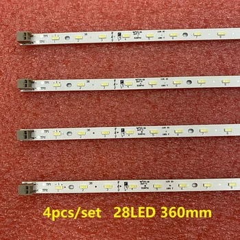 4stk/set 28LED 360mm LED-bakgrunnsbelysning For E129741 32PFL6606H/60 32HFL5573D GT0326-1 GT0326-2 GT0326-4 SKARPE skjermen LK315D3LA63
