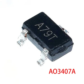 50PCS AO3407A SOT-23 merking: A79T AO3407 SOT23 P-Kanal MOSFET-Ny Original