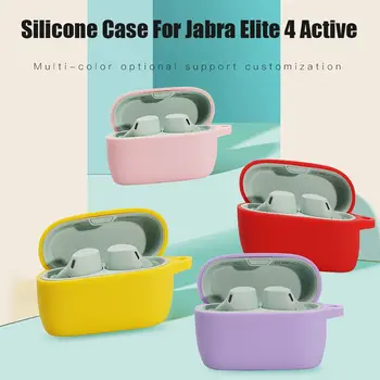 Anti-fall Ørepropper Tilfelle For Jabra Elite 4 Aktive Bluetooth-Hodetelefonen Silikon Beskyttende Deksel For Jabra Elite 3 Aktive