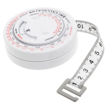 BMI-Body Mass Index Uttrekkbar Tape 150cm Måle Kalkulator Diett vekttap Tape Tiltak Verktøy