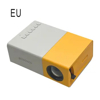 Bærbar Projektor Hd-Støtte for 1080P LED Projektor Multi Interface Underholdning Projektoren Audio Home Media Player