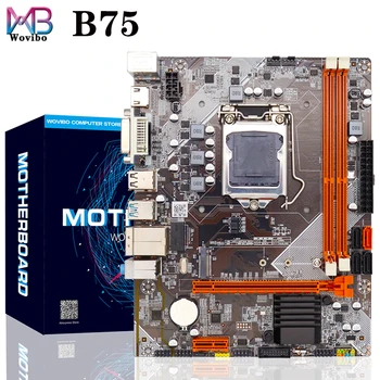 Datamaskin-Hovedkort B75 LGA 1155 M. 2 NVME USB 3.0 SATA III Mainboard DDR3 RAM Til Intel LGA1155 I3-og I5-og I7-prosessor Xeon-PROSESSOR Placa Mae