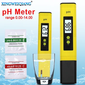 Digital LCD PH-Meter Pennen av Tester Nøyaktighet 0.1 Akvarium Basseng Vann Vin Urin Automatisk Kalibrering