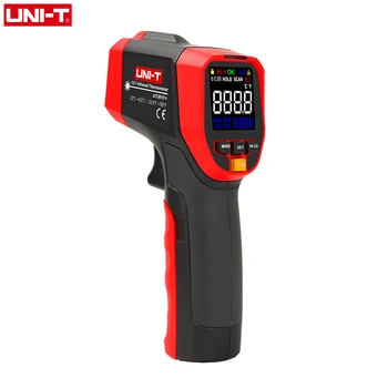 ENHET Ikke Kontakt Infrarød Laser Termometer HD Color Skjermen Industrielle temperaturmåling UT301A+ UT301C+ IR Pistol