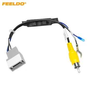 FEELDO Auto 7-pin-ryggekamera-Utgang Video-Adapter Ledningsnett Kabel For Honda CRV Opprinnelige Fabrikken-Bil Kamera Video-Utgang