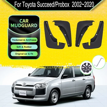 For Toyota Lykkes Probox XP50 XP160 2002~2020 Bil Mudguards 4STK støtfangere Splash Vakter Duraflap Guardabar Bil Tilbehør