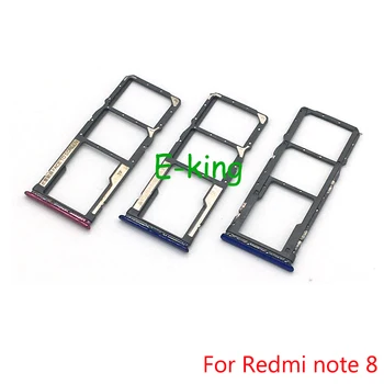For Xiaomi Redmi Note 8 / Note 8 Pro Sim-Kort Slot Brettholderen Sim Card Reader-Kontakten