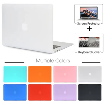 Frostet Laptop Case For Macbook Air 13 A2337 A1466 For Mac M1 Chip Pro 13 A2338 For Macbook Pro 14 16 Matt Beskyttende Cover