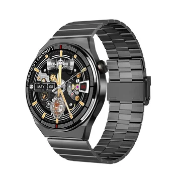 h4 maks smart watch 1.45 tommers 290mah ip68 smartwatch bluetooth-ring fitness armbånd reloj inteligente med 3 stropper