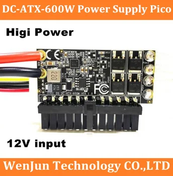 Høy Kvalitet DC-ATX-600W 12V inngang DC-ATX Toppen Pico PSU ATX Bytte Mining PSU 24pin MINI-ITX DC ATX PC-Strømforsyning