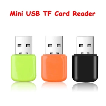 Kortleser USB 2.0 SD, Mini SD TF Minnekort med Adapter Mini For Bærbar PC Tilbehør Multi Smart Cardreader Card Reader