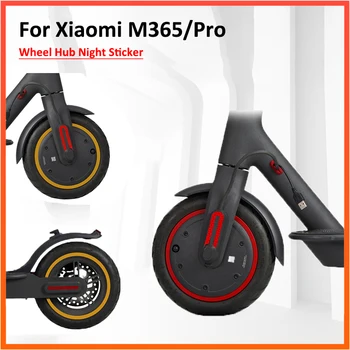 M365 1s E-Scooter Wheel Hub Beskyttende Reflekterende Klistremerke For Xiaomi Pro Elektrisk Scooter Hjulet Klistremerke Deler