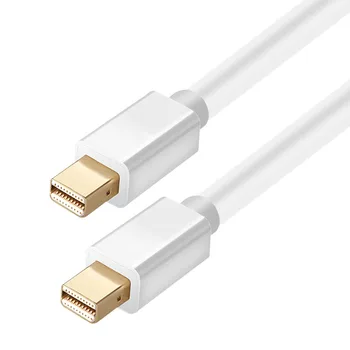 Mini DP-DisplayPort-Kabel-1.8 M Mann til Mann Thunderbolt 2 Display-Port-Adapter Mini-DP-for Macbook-en/Mac-Lenovo, Dell 4K-skjerm