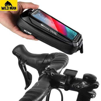 Ny Sykkel Telefonen i Holderen Bag Tilfelle Vanntett Cycling Bike Mount 6.9 i Mobiltelefonen Stå Bag Styret MTB Sykkel Tilbehør