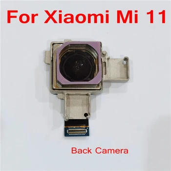 Original Bak Kamera For Xiaomi Mi 11 Mi11 Store Viktigste Baksiden Vise Tilbake Liten Foran Kamera Modul Flex Kabel-Erstatning