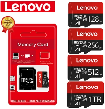 Original Lenovo SD 1 TB Mikro-TF Mini-SD-Minnekort PÅ 256 512 GB og 128 gb til 64 gb TF Minne Flash-Kort til Telefon/Pc/Kamera Dropshipping