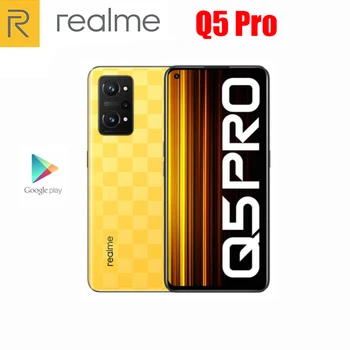 Original Nye Offisielle Realme 5 Pro 5G Snapdragon870 120Hz 6.62 tommers AMOLED 5000Mah 80W Super Charge 64MP Android 12