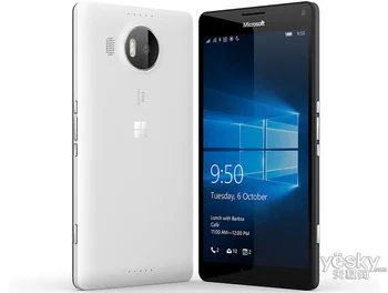 Original Ulåst Microsoft Lumia 950 XL Enkelt Dual Sim Windows 950XL Mobiltelefon LTE 4G-5.7 tommers 20MP 3 GB RAM, 32 GB ROM