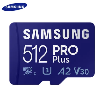 Samsung Pro Plus Minnekort PÅ 512 256 GB og 128 gb U3 V30 A2 Høy Hastighet UHS-i Klasse 10 TF-Kort 64GB U1 A1 V10 EVO PLUSS Micro SD-Kort
