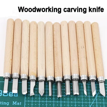 SK2 hånd-carving kniv trearbeid meisel carving verktøyet bøk håndtere carving kniv gravering kniv treskjæring kniv