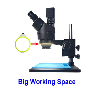 Stor Plass til å Arbeide USB LED Justerbar Ring Lys-Lyset Kilder Lampe for Kikkert Trinocular Stereo Zoom Video Mikroskop