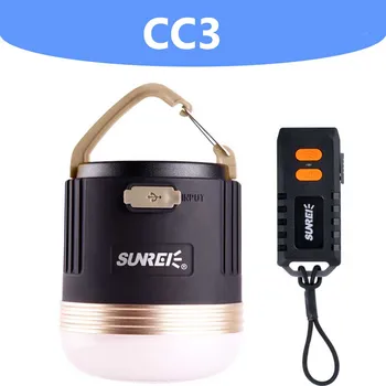 SUNREE CC3 Oppgradere CC5 Camping Lantern 840 Lumen LED Camping Lys USB IPX5 Oppladbare 9900mAH Batteriet utendørs belysning