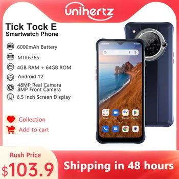 Unihertz Tick Tock E Octa Core Android Smarttelefon 6000mAh 6.5