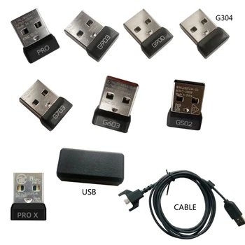 USB Dongle for Logitech G502 G603 G304 G703 G900 G903 GPW GPX-Trådløs Mus USB Signal Mottaker Adapter W3JD