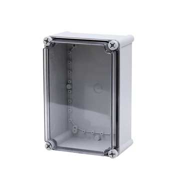 Vanntett koblingsboks IP67 utendørs elektriske boksen gjennomsiktig deksel ABS plast forseglet boks vanntett boks instrument boks