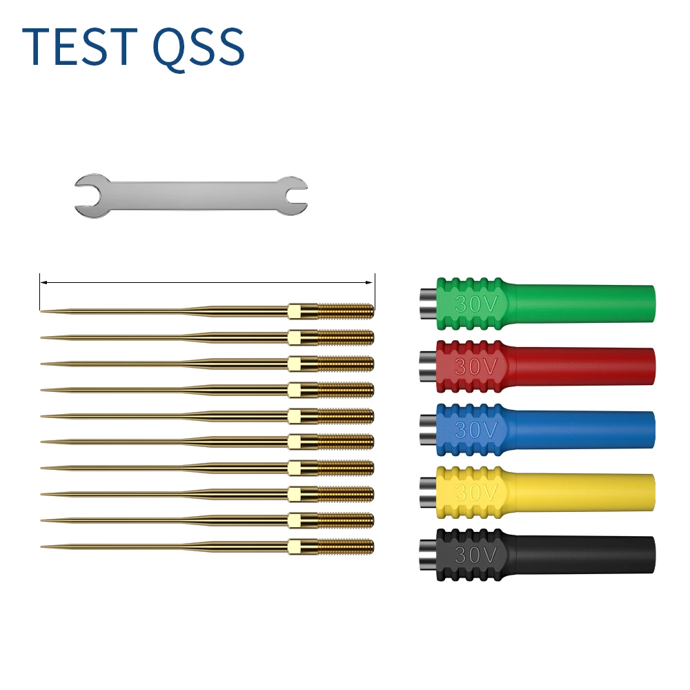 QSS Multimeter Multi-Funksjon Utskiftbare Test Pin-Probe Kit for Bil-Elektrisk Diagnostiske Reparasjon Verktøy DIY Q. T8001-10