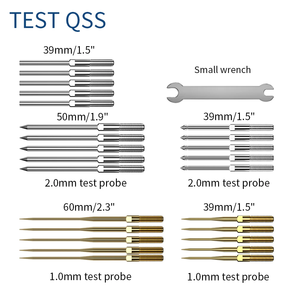 QSS Multimeter Multi-Function Test Pin-Probe Kit for Bil/Elektrisk Applicance Diagnostiske Reparasjon Verktøy DIY Q. T8001-21