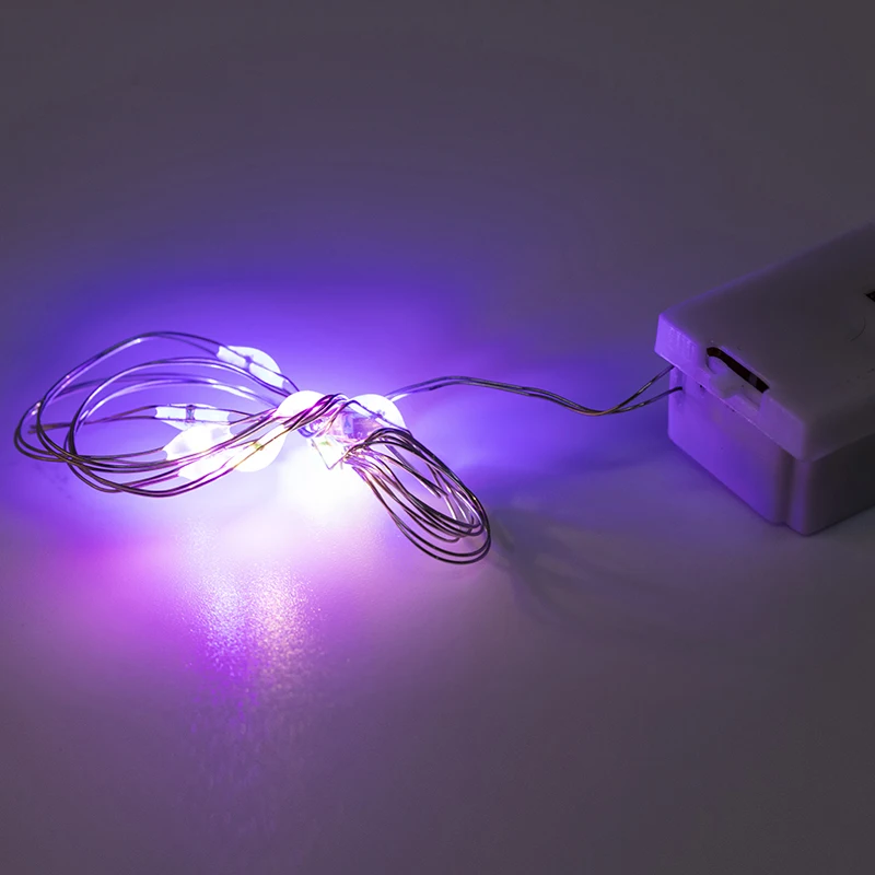 50/100cm Fairy Lys LED Kobber Wire Streng Lys Utendørs Garland Bryllup Lys For Hjem Jul Garden Holiday Dekorasjon2