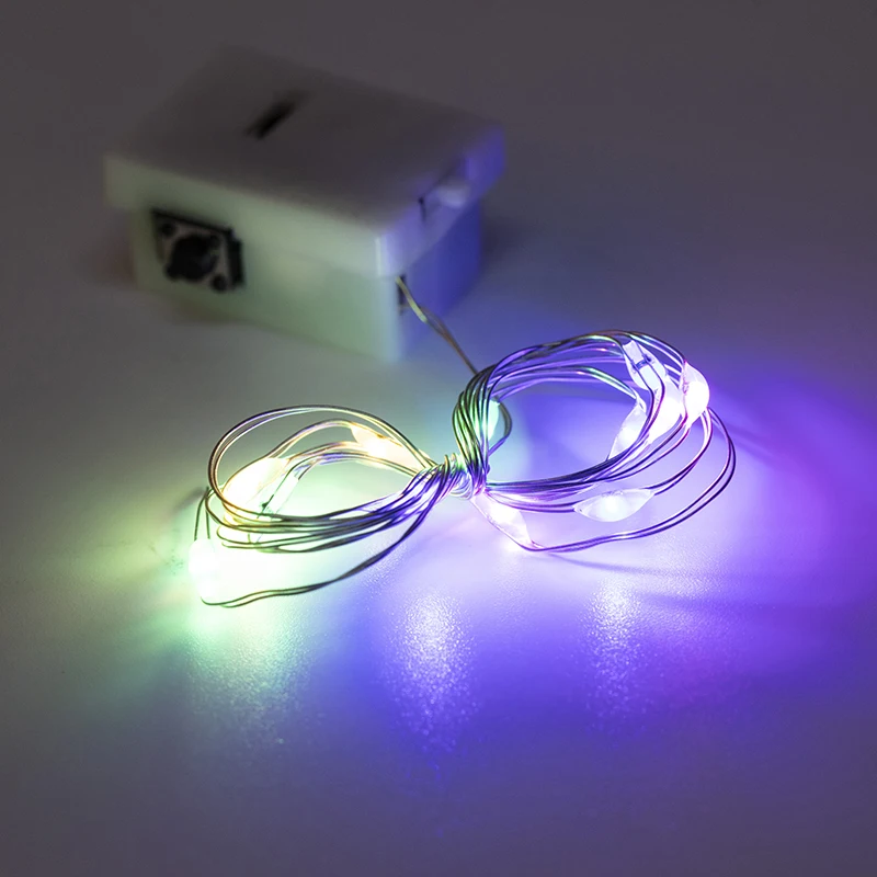 50/100cm Fairy Lys LED Kobber Wire Streng Lys Utendørs Garland Bryllup Lys For Hjem Jul Garden Holiday Dekorasjon3
