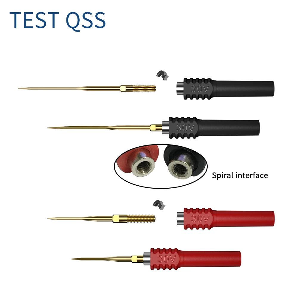 QSS Multimeter Multi-Function Test Pin-Probe Kit for Bil/Elektrisk Applicance Diagnostiske Reparasjon Verktøy DIY Q. T8001-23