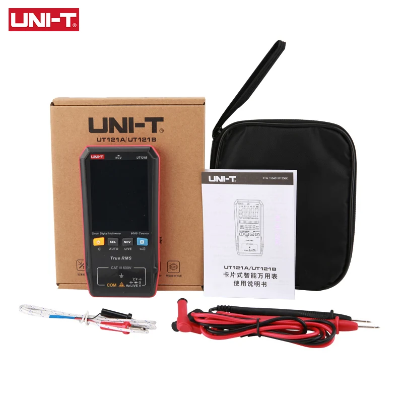 ENHET Smart Digitalt Multimeter UT121A UT121B UT122 AC DC Spenning Tester Multimeter Sann RMS Digital Capacimeter Frekvens Meter5
