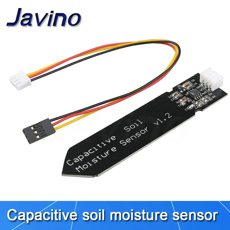 Kapasitiv Jord Fuktighet Sensor Modul / Jord Fuktighet Digitale Display Relestyring Modulen Automatisk Vanning For Arduino5